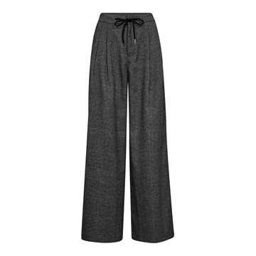 Haute L \' Amitié - Michelle Check Tailor Tie Pants - Grey